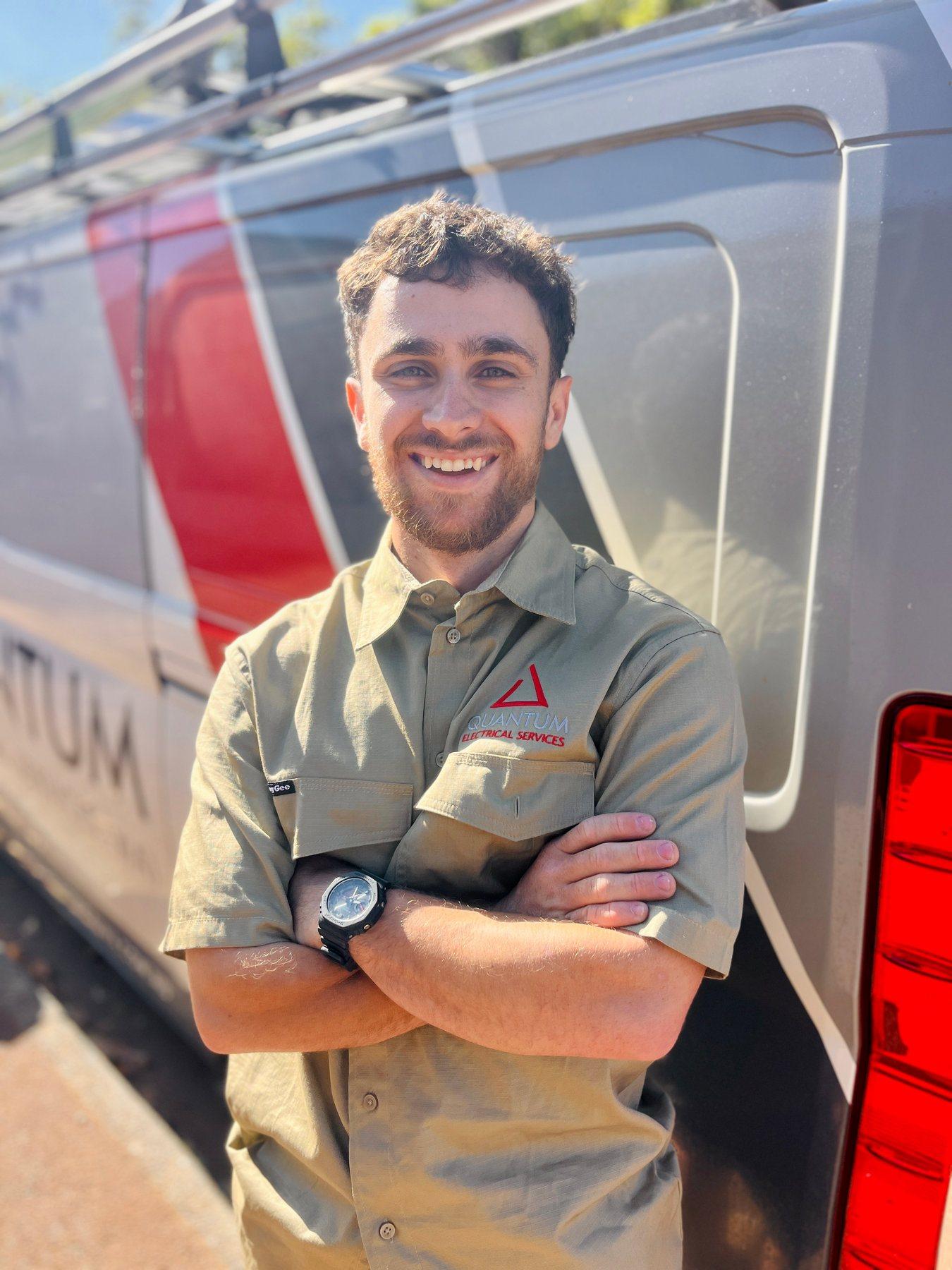 Josh, electrician at Quantum Electrical Services